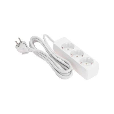Удлинитель 3х3м с заземл. 3х0.75 бел. PROCONNECT 13-4209