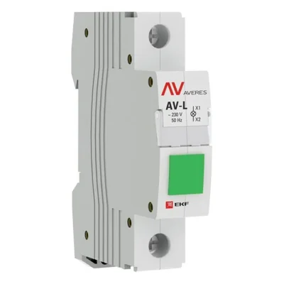Лампа сигнальная AV-L зел. EKF av-l-green-averes