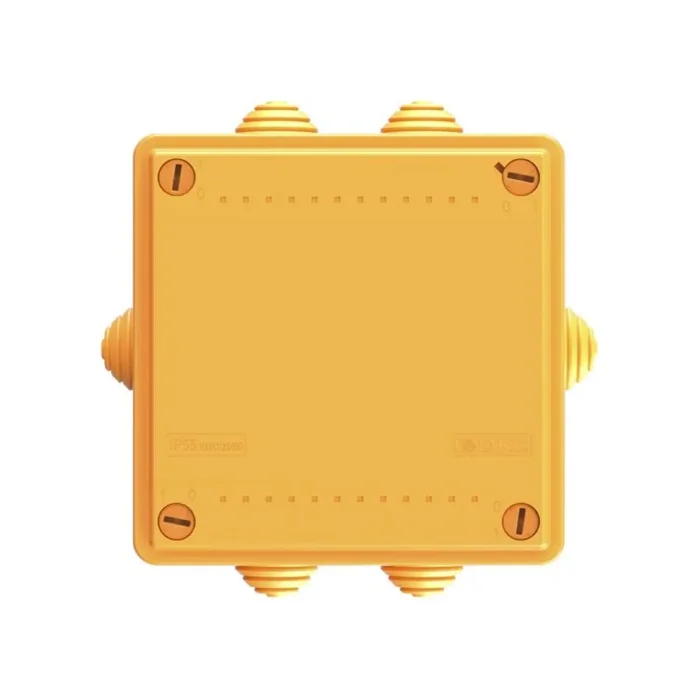Коробка ответвительная FS 100х100х50мм IP55 5п 450В 10А 6кв.мм с кабельными вводами и клеммниками пластик. DKC FSB11506