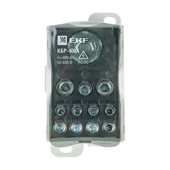 Блок распределительный КРОСС крепеж на панель и DIN КБР-400А EKF plc-kbr400