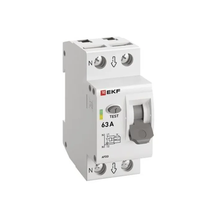 Устройство защиты от дугового пробоя (УЗДП) 1P+N 63А PROxima EKF afdd-2-63-pro