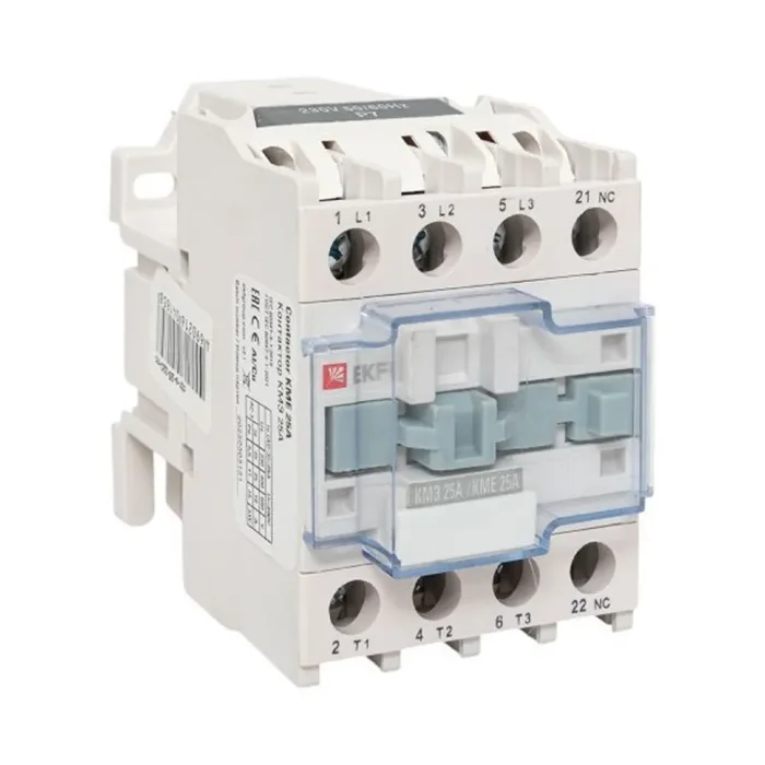 Контактор КМЭ-2 25А кат. 230В AC 1НЗ EKF ctr-s-25-220-nc