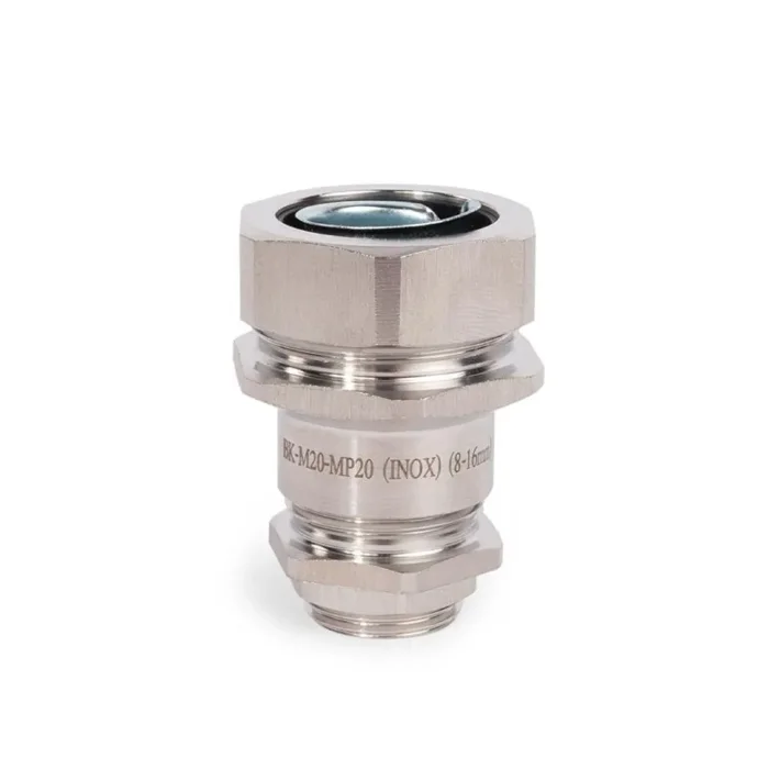 Ввод кабельный для металлорукава ВК-М20(8-16мм)-МР20 (INOX) (уп.10шт) Fortisflex 88169