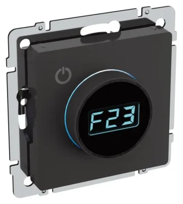 Термостат электронный с индик. BRITE СП IP20 ТС10-1-БрЧ механизм черн. IEK BR-RT11-K02