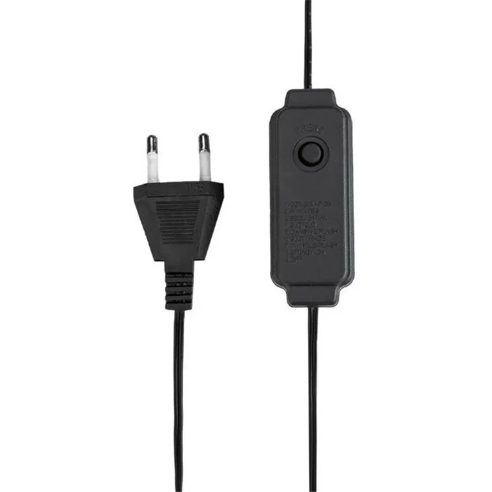 Гирлянда "Роса" 30м 300LED тепл. бел. IP20 230В с контроллером провод зел. Neon-Night 303-276