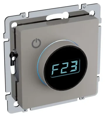 Термостат электронный с индик. BRITE СП IP20 ТС10-1-БрКр механизм беж. IEK BR-RT11-K10