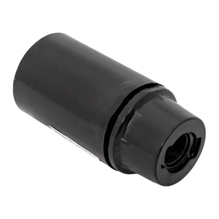 Патрон E14 карболитовый подвесной черн. EKF LHC-E14-s-s