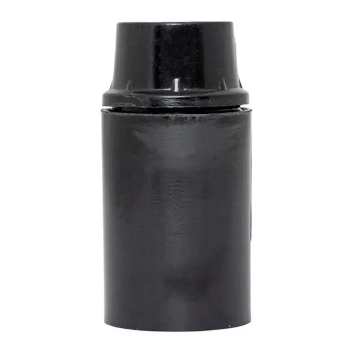 Патрон E14 карболитовый подвесной черн. EKF LHC-E14-s-s