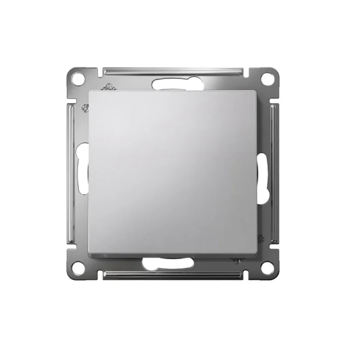 Выключатель 1-кл. СП AtlasDesign 10А IP20 (сх. 1) 10AX с самовозвратом механизм алюм. SE ATN000315