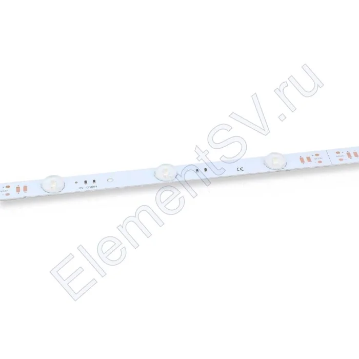 Светодиодная линейка линзованная 2835, 12 led, G107 (12V, 12W, white)