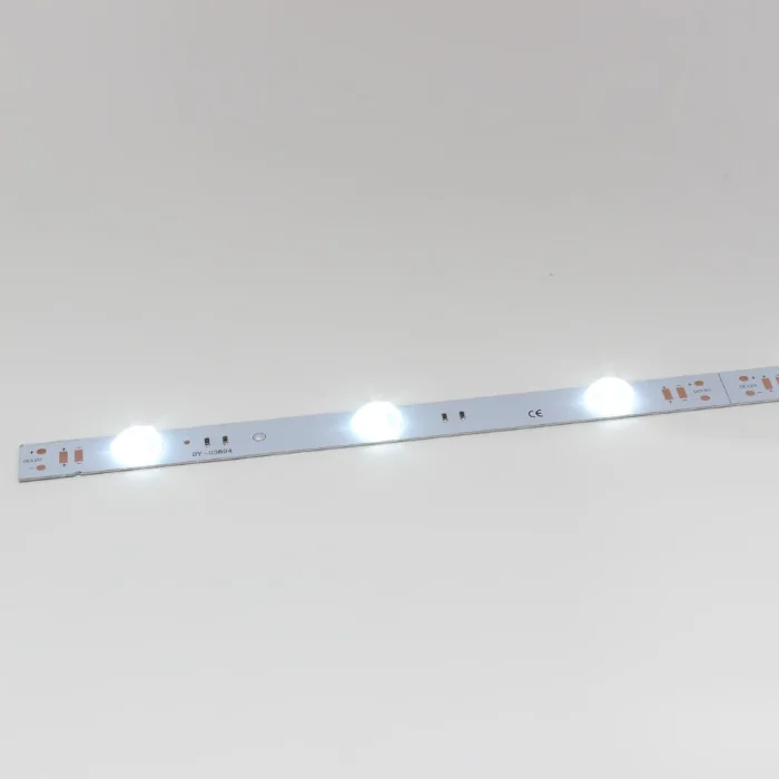 Светодиодная линейка линзованная 2835, 12 led, G107 (12V, 12W, white)