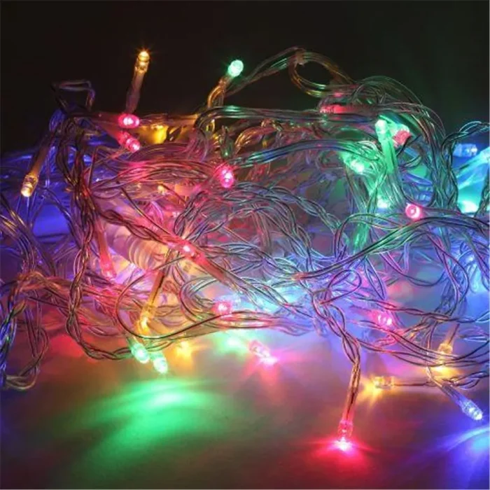 Гирлянда светодиодная "Бахрома" 2мх1м 62LED 24В IP44 мультиколор ( без трансформатора Б0041911) ЭРА Б0041906