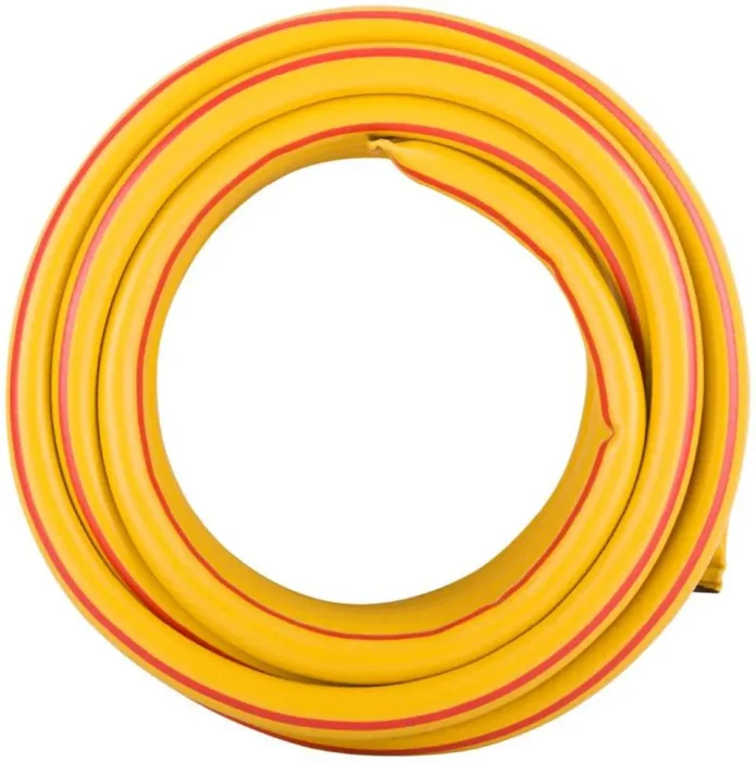 Шланг поливочный трехслойный армированный 3/4дюймх2.2ммх15м желт. КУРС 76317