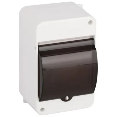 Корпус навесной SIMPLE КМПн 1/4 IP30 пластик.; прозр. крышка; бел. Эра Б0069239