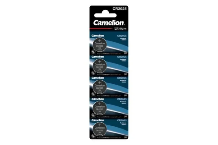 Элемент питания литиевый CR2025 BL-5 (блист.5шт) Camelion 1594