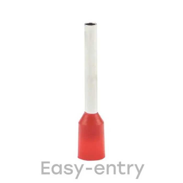 Наконечник штыревой втулочный изол. НШвИ 1.0-8 (уп.50шт) EKF nhvi-1.0-8