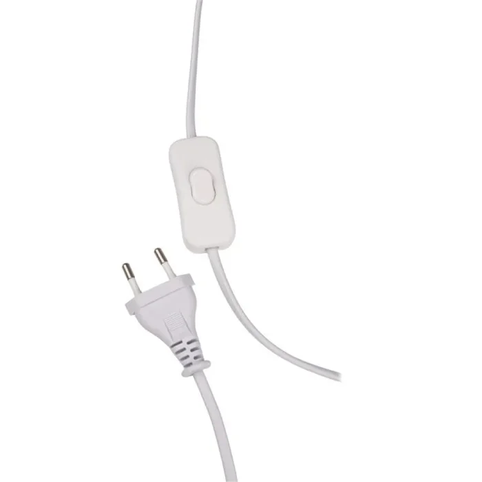 Светильник настольный JH2-02-pk E14 IP20 130х130х255мм керамика; ткань; PVC-пластик роз. JazzWay 5062337