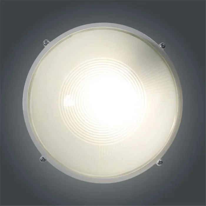 Светильник "Банник" 1101 НПП 03-100-009 1х100Вт E27 IP65 круг большой корпус бел. Элетех 1005500930