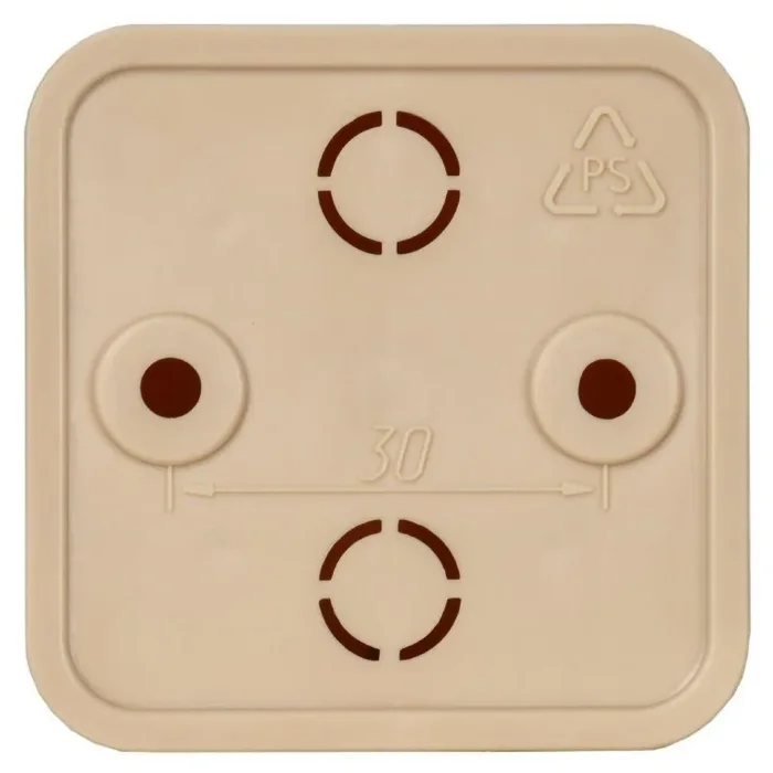 Коробка распаячная ОП 50х50х20 IP20 КМ41206-04 (4 клем. 3кв.мм) сосна IEK UKO10-050-050-020-K34