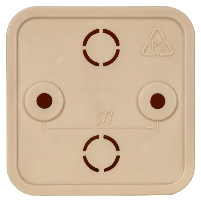 Коробка распаячная ОП 50х50х20 IP20 КМ41206-04 (4 клем. 3кв.мм) сосна IEK UKO10-050-050-020-K34