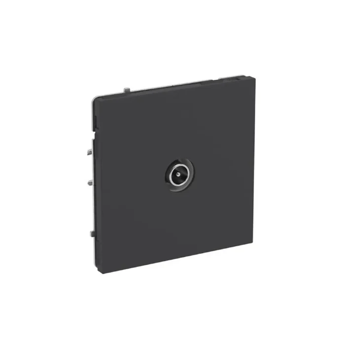 Розетка телевизионная проходная TV KANT черн. уголь DKC 7012513