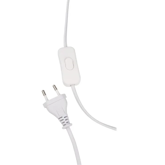 Светильник настольный JH2-02-gy E14 IP20 130х130х255мм керамика; ткань; PVC-пластик сер. JazzWay 5062320