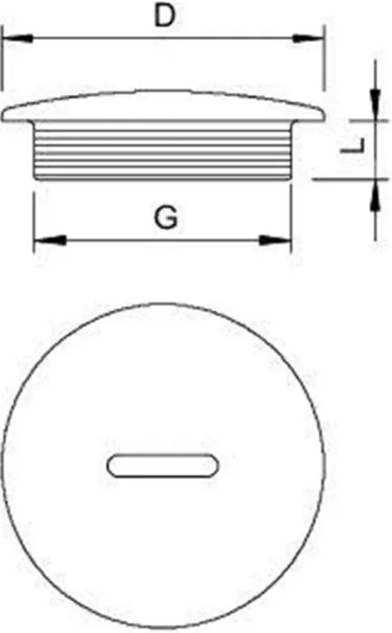 Заглушка 108 M32 PS OBO 2033021