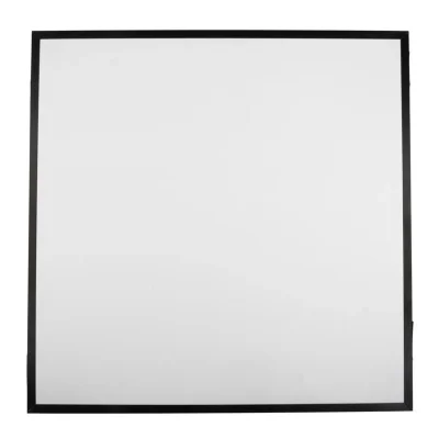 Светильник светодиодный ДВО PPL 588/G OPAL 40Вт 4000К IP40 588х588х25мм BLACK Грильято Pro JazzWay 5062023