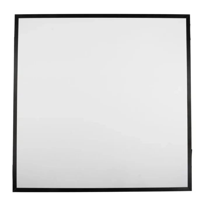 Светильник светодиодный ДВО PPL 588/G OPAL 40Вт 4000К IP40 588х588х25мм BLACK Грильято Pro JazzWay 5062023