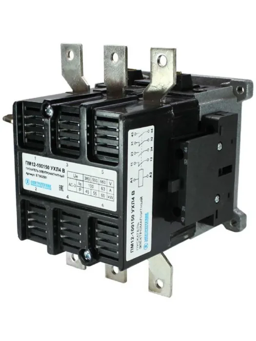 Пускатель ПМ 12-100150 УХЛ4 В 100А кат. 220В AC 2НО+2НЗ Электротехник ET502581