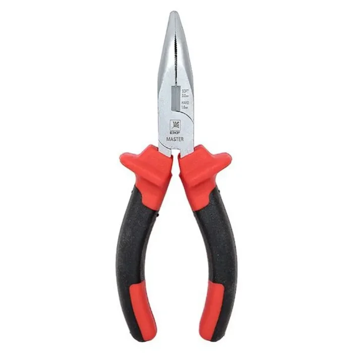 Длинногубцы изогнутые 160мм Master Basic EKF dgi-160-mas