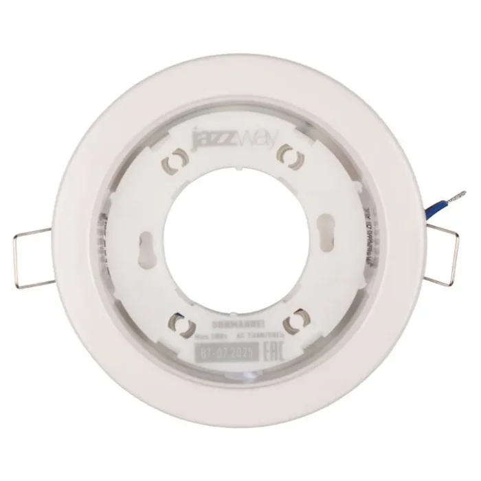 Светильник PGX53 10639.1 106х39мм под лампу GX53 до 20Вт встраив. бел. (пакет) JazzWay 5067080