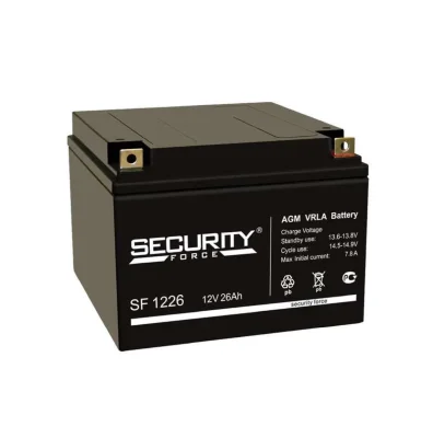 Аккумулятор ОПС 12В 26А.ч SF 1226 Security Force 4614030010008