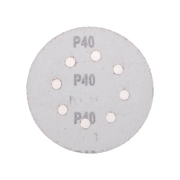 Диск абразивный на ворсовой основе на липучке перфорир. P40 125мм (уп.10шт) Kranz KR-91-1164