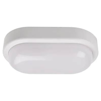 Светильник светодиодный &quot;Банник&quot; PBH-PC2-OA 12Вт 4000К IP65 ЖКХ ДБП овал. пылевлагозащ. бел. JazzWay 1035677A