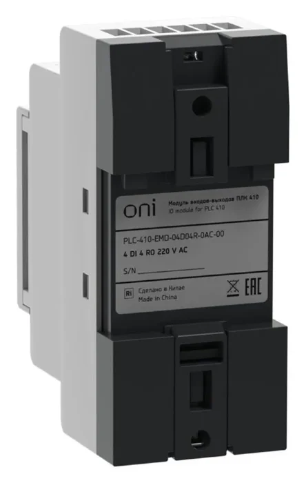 Модуль входов выходов ПЛК 410 4 DI 4 RO 220В AC ONI PLC-410-EMD-04D04R-0AC-00