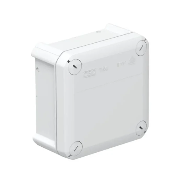 Коробка распределительная 100х100х48мм IP66 T60 OE закрыт. свет. сер. OBO 2007239