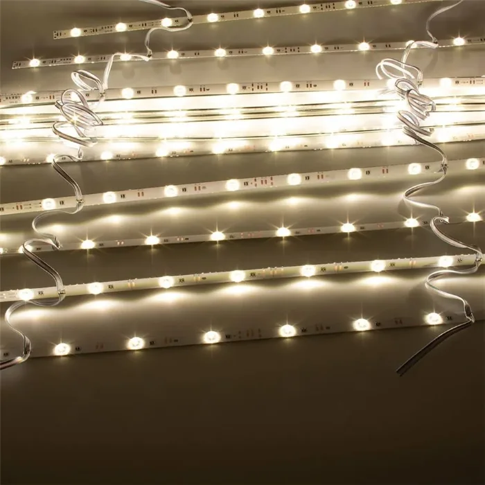Светодиодная линейка линзованная 2835, 12 led, 24V, 12W, day white, 170°, IP20, G110