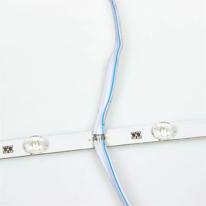Светодиодная линейка линзованная 2835, 12 led, 24V, 12W, day white, 170°, IP20, G110