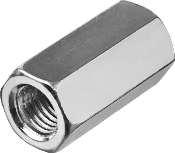 Гайка соединительная М8 DIN 6334 цинк. (пакет) (уп.4шт) Zitar 112283