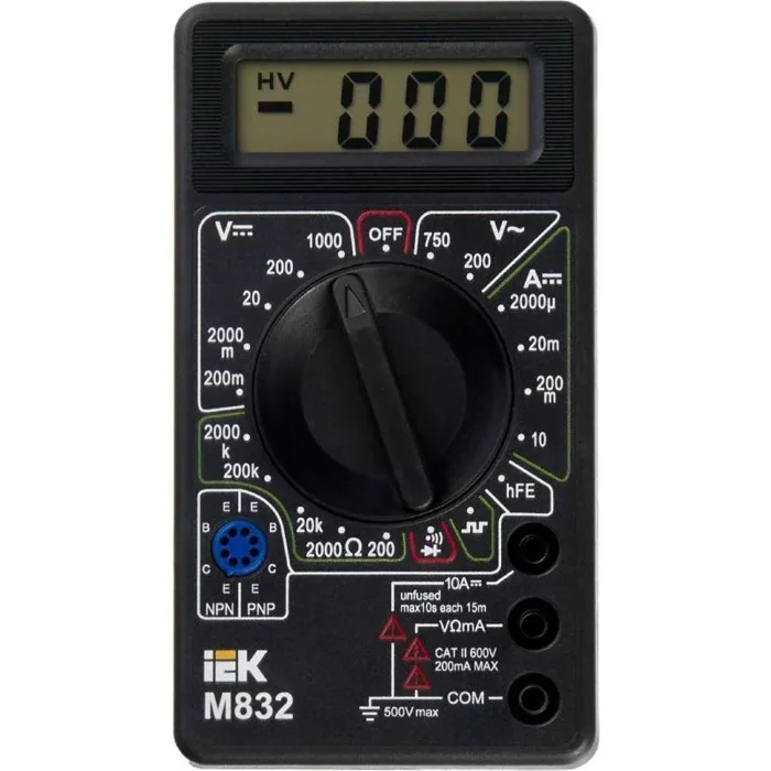 Мультиметр цифровой Universal M832 IEK TMD-2S-832