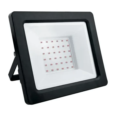 Прожектор светодиодный LL-905 50Вт красн. IP65 AC 230В/50Гц 2835SMD в компактном корпусе черн. FERON 41520
