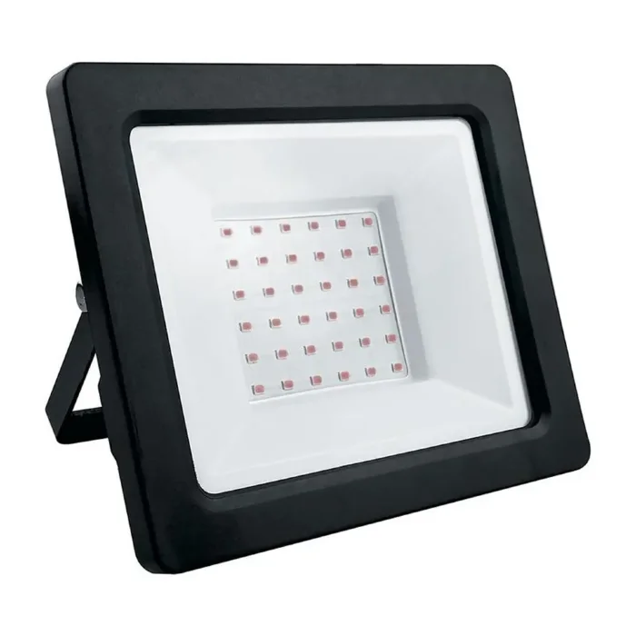 Прожектор светодиодный LL-905 50Вт красн. IP65 AC 230В/50Гц 2835SMD в компактном корпусе черн. FERON 41520