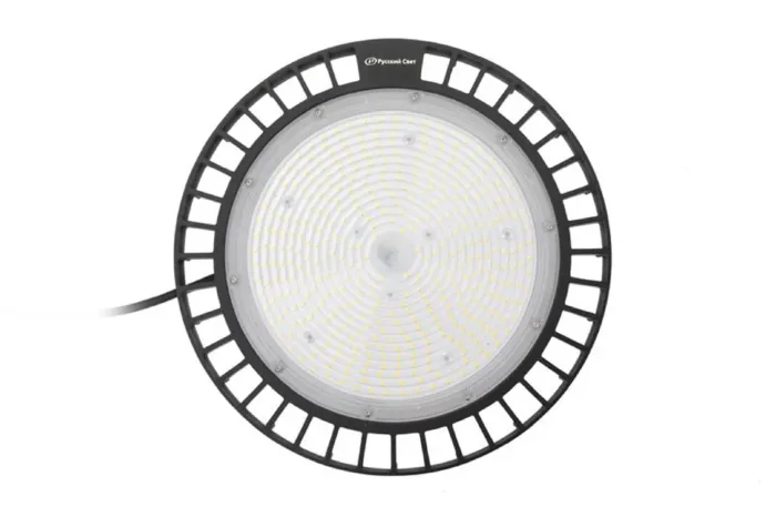 Светильник светодиодный ДСП IB 11 S 150W M 840 BK 298х298х112мм 150Вт 4000К IP65 High Bay подвес черн. Русский Свет 16091123171