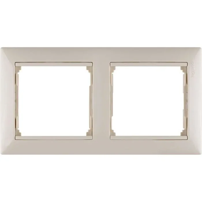 Рамка 2-м Valena горизонт. сл. кость IEK 774352