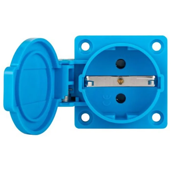 Розетка панельная СП R(PAN)-16-2P-PE-IP54 112 2Р+PЕ 16А 220В IP54 защ. крышка Эра Б0057937