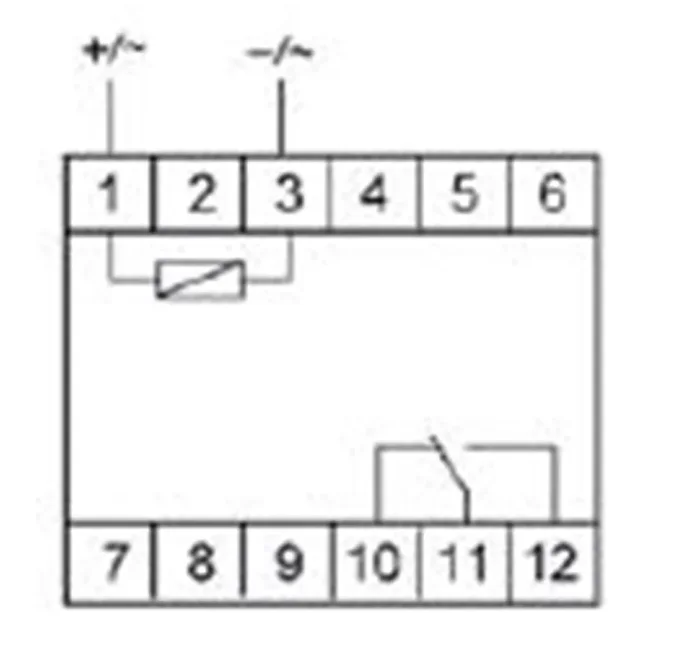 Реле промежуточное PK-1P/Un (монтаж на DIN-рейке 35мм 12В AC/DC 16А перекл.) F&F EA06.001.001