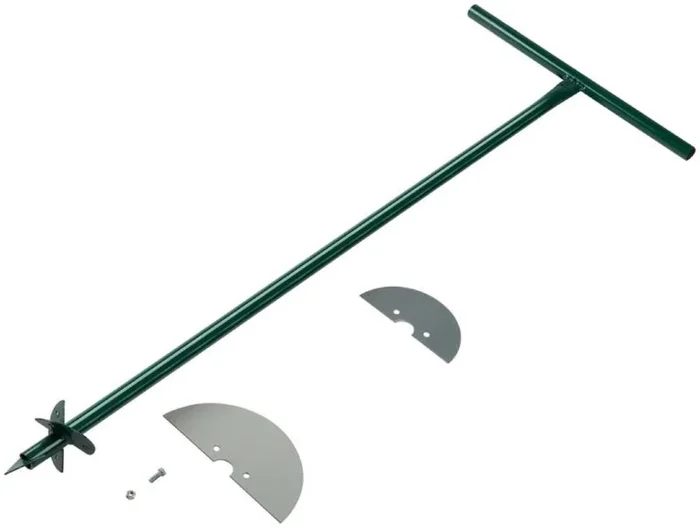 Бур садовый L1000мм 2 насадки 150мм и 200мм КУРС 77241