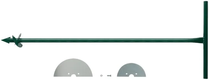 Бур садовый L1000мм 2 насадки 150мм и 200мм КУРС 77241