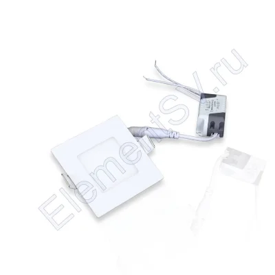Светодиодный светильник встраиваемый IC-SW88 B806 (220V, 3W,warm white)
